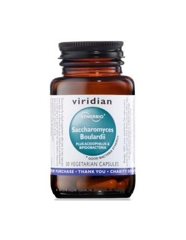 Synerbio Saccharomyces Boulardi 30 Cápsulas Veg. Viridian