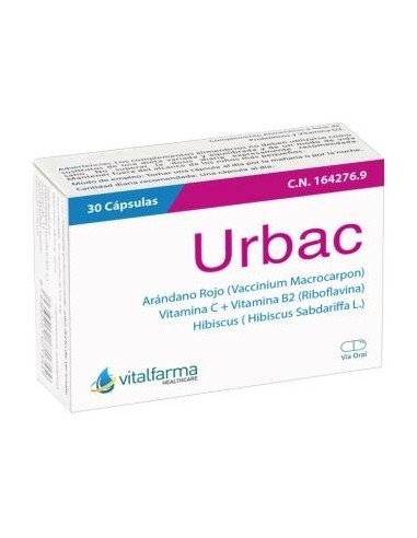 Urbac 30 Cápsulas  Vitalfarma