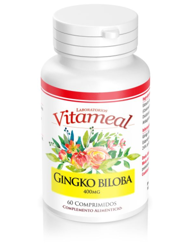 Ginkgo Biloba 400mg, 60 Caps.  de Vitameal