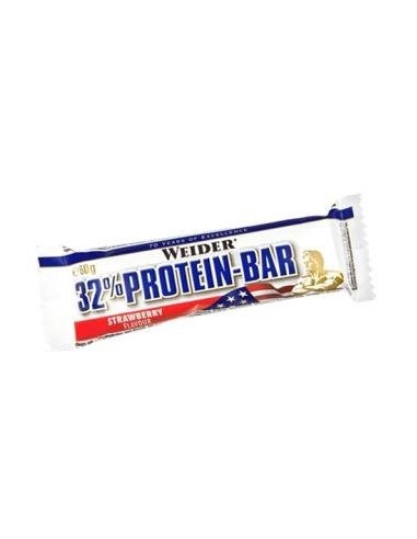 Weider Protein 32% Barritas Fresa 24Ud. de Weider