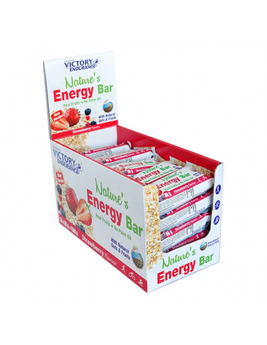 Victory Endurance Nature´s Energy Bar Fresa 60 gr 24 uds de