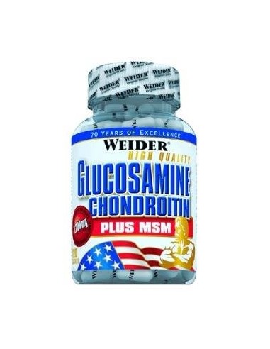 Weider Glucosamina Condroitina + Msm 120Cap. de Weider