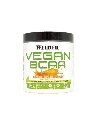 Weider Vegan Bcaa Mango-Naranja 300Gr. de Weider