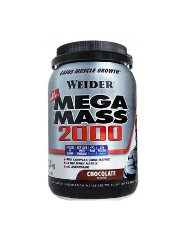 Weider Mega Mass 2000 Chocolate 1,5Kg. de Weider