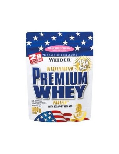 Weider Premium Whey Fresa-Vainilla 500Gr. de Weider