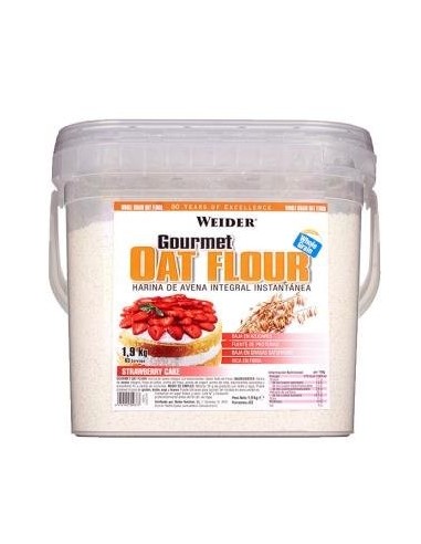 Weider Harina De Avena Tarta De Fresa 1,9Kg. de Weider