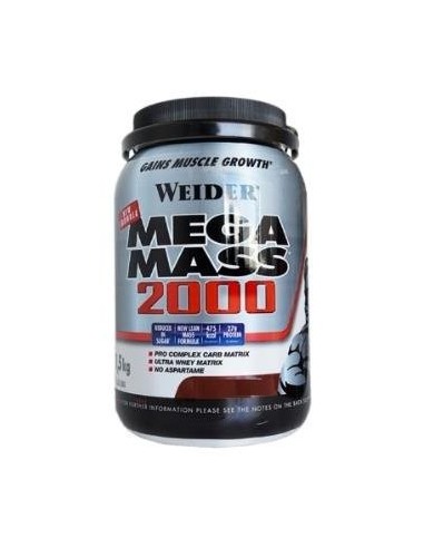 Weider Mega Mass 2000 Vainilla 1,5Kg. de Weider