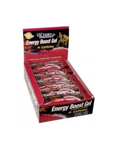 Victory Endurance Energy Boost Gel+Cafein Red 24U de Weider