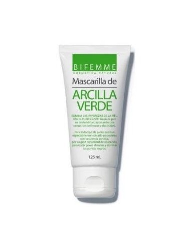 Arcilla Verde Mascarilla 125 Mililitros Bifemme