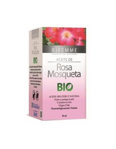 Aceite De Rosa Mosqueta Bio 30 Mililitros Bifemme Bifemme