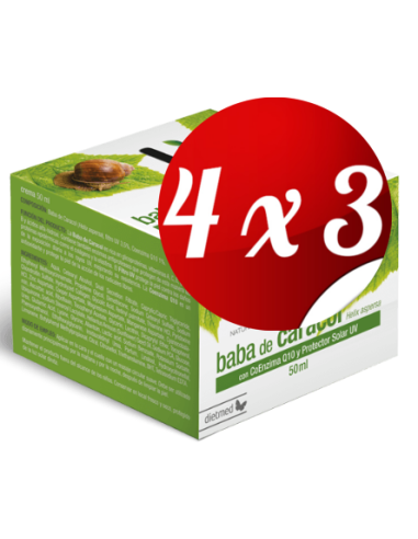 Pack 4x3 uds Baba Caracol Crema 50 Ml De Dietmed