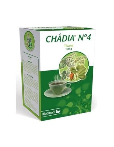 Pack 4X3 Tisana Nº4 Chadia 100Gr. de Dietmed.