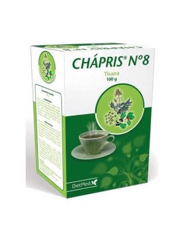 Pack 4X3 Tisana Nº8 Chapris 100Gr. de Dietmed.