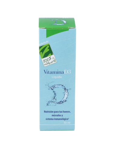 Vitamina D3 Líquida. Frasco de 50ml