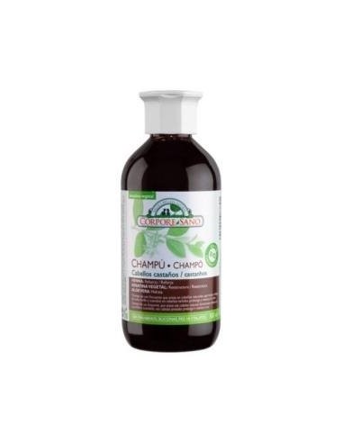 Champu Henna Cabello Castaño 300 ml de Corpore Sano