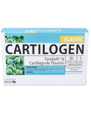 Cartilogen Elastic 20 X 15 Ml Ampollas De Dietmed