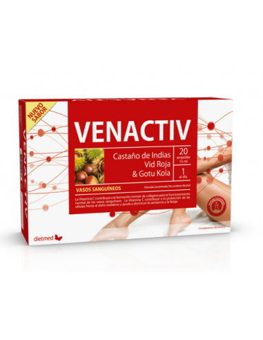 Venactiv  20 X 15 Ml Ampollas De Dietmed