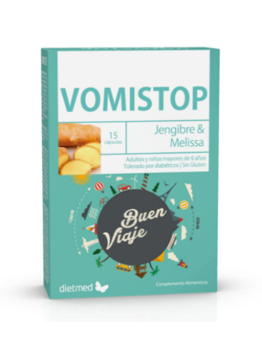 Vomistop 15 Capsulas De Dietmed