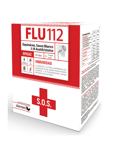 Flu 112  30 Capsulas De Dietmed