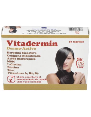 Vitadermin 30Cap.(Piel-Cabello-Uñas) de Dis