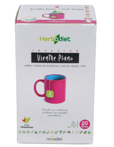 Herbodiet Vientre Plano Adelgazante 20 sobres de Novadiet