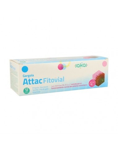 Gargola Fitovial Attac10 Ml X 12 Viales de Sakai