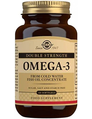 Omega 3 Alta Concentracion Double Strength 60Perla de Solgar