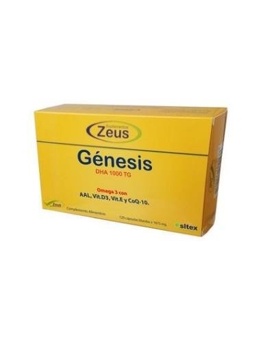 Genesis Dha Tg 1000 Omega 3 60 Cápsulas  Zeus