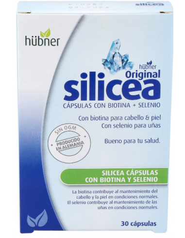 Silicea Cápsulas + Biotina 30 Caps Estuche 30 cápsulas vegetales de Dimefar