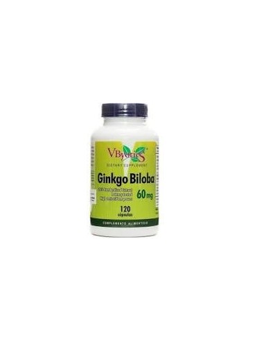 Ginkgo Biloba 120mg 24/6 60 Cápsulas Vegetales Vbyotics