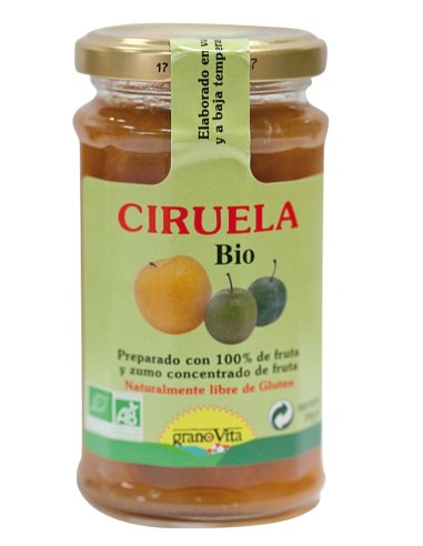 Preparado De Fruta De Ciruelas Bio, 240 G de Granovita