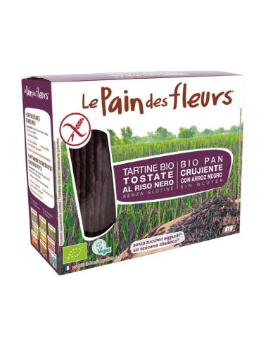 Cracker Arroz Negro 150 Gramos Bio Sg Vegan Le Pain Des Fleurs