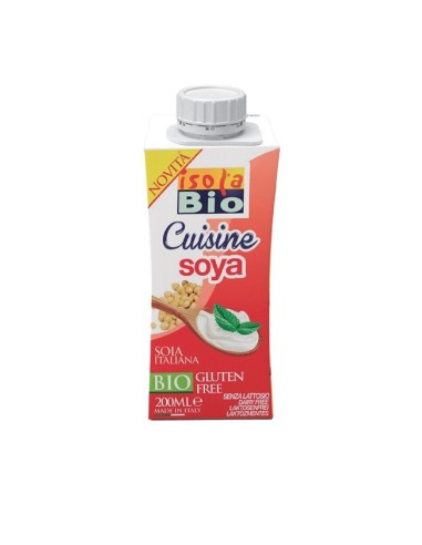 Crema Para Cocinar De Soja Bio 200 Ml de Isola Bio