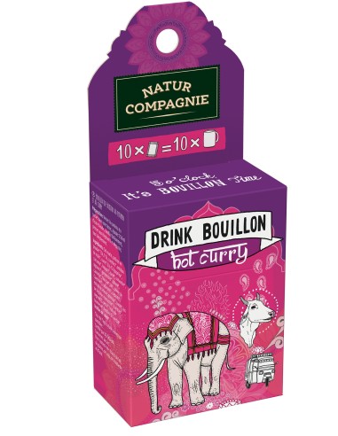 Drink Bouillon Hot Curry Bio 50 Gr de Granovita