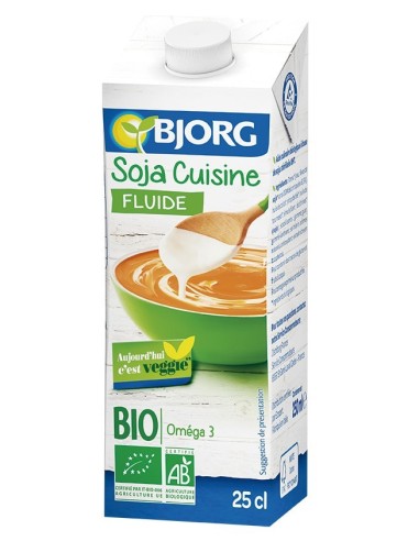 Crema Para Cocinar De Soja Bio, 25 Cl de Bjorg