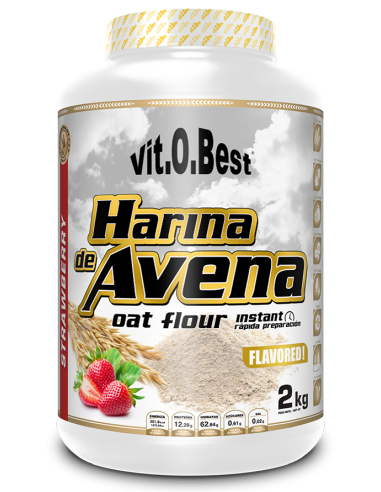 Harina De Avena Fresa 2 Kg de Vit.O.Best