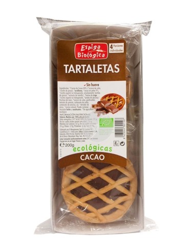 Tartaleta De Chocolate 4Uds. Eco Espiga Biologica