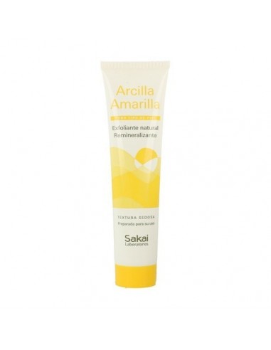 Arcilla Amarilla Tubo Exfoliante Todo Tipo Pie100 Ml de Sakai