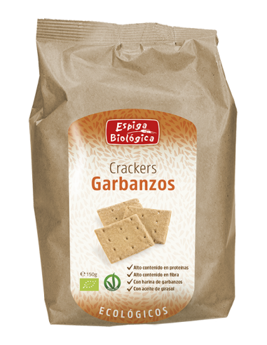 E.Bio Crackers Garbanzos de Espiga Biologica