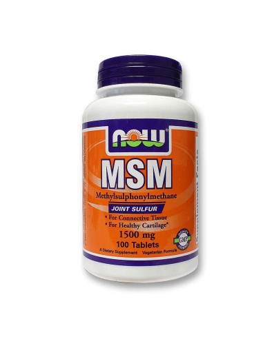 Msm 1500 Mg 100 Tabs de Now