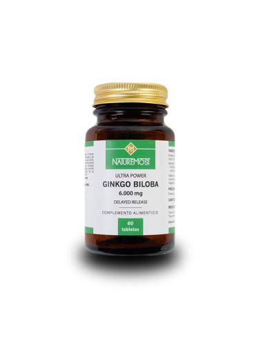 Ginkgo Biloba 6000 Ultra Power 60 Cap de Naturemost