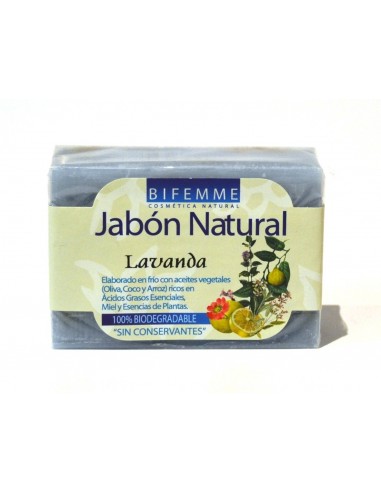 Jabon De Lavanda 100Gr Bifemme Bifemme