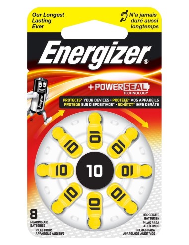 Pilas Para Audifono Ac10 8 Unidades Energizer