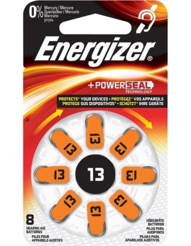 Pilas Para Audifono Ac13 8 Unidades Energizer