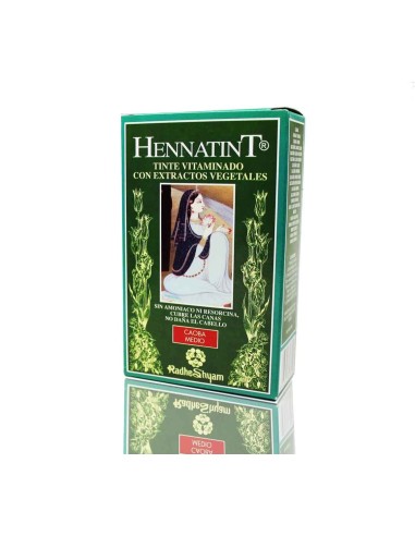 Hennatint Caoba Medio Radhe Shyam 120 Ml de Radhe Shyam