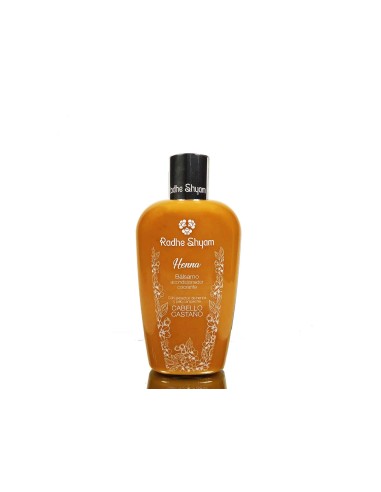 Balsamo Acondicionador Henna Color Castaño 250 Ml de Radhe Shyam