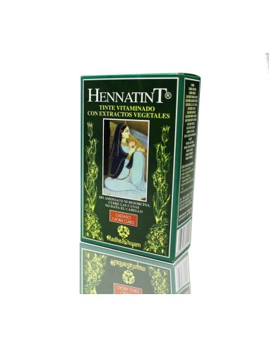 Hennatint Castaño Caoba Claro 120 Ml de Radhe Shyam