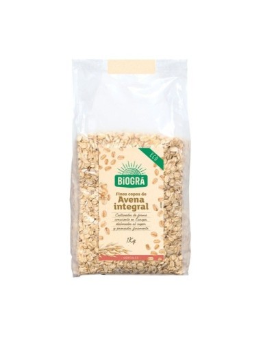 Copos De Avena Finos Integrales 500 Gramos Bio Biogra