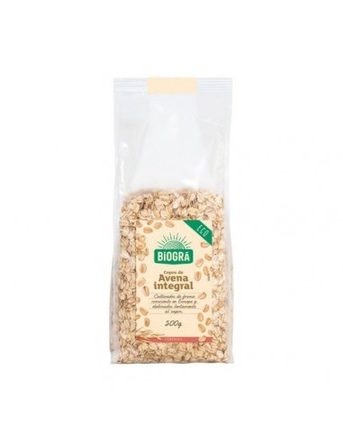 Copos De Avena Gruesos Integrales 500 Gramos Bio Biogra