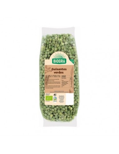 Guisantes Verdes 500G Biogra Bio de Biográ (Sorribas)